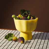 SAGE & CLARE JOY PEDESTAL BOWL: ASPEN GOLD