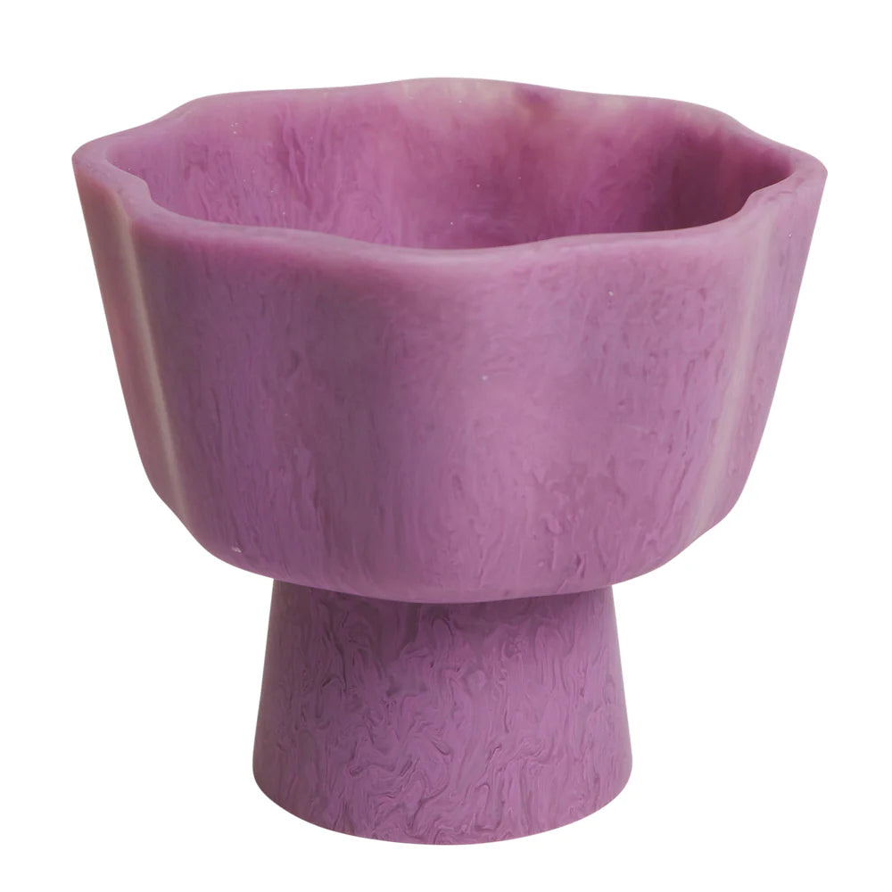 SAGE & CLARE JOY PEDESTAL BOWL: ORCHID