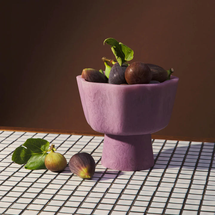 SAGE &amp; CLARE JOY PEDESTAL BOWL: ORCHID