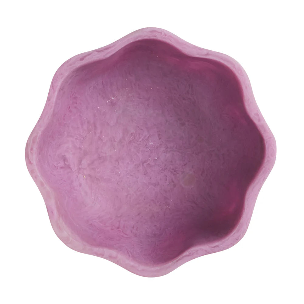 SAGE & CLARE JOY PEDESTAL BOWL: ORCHID