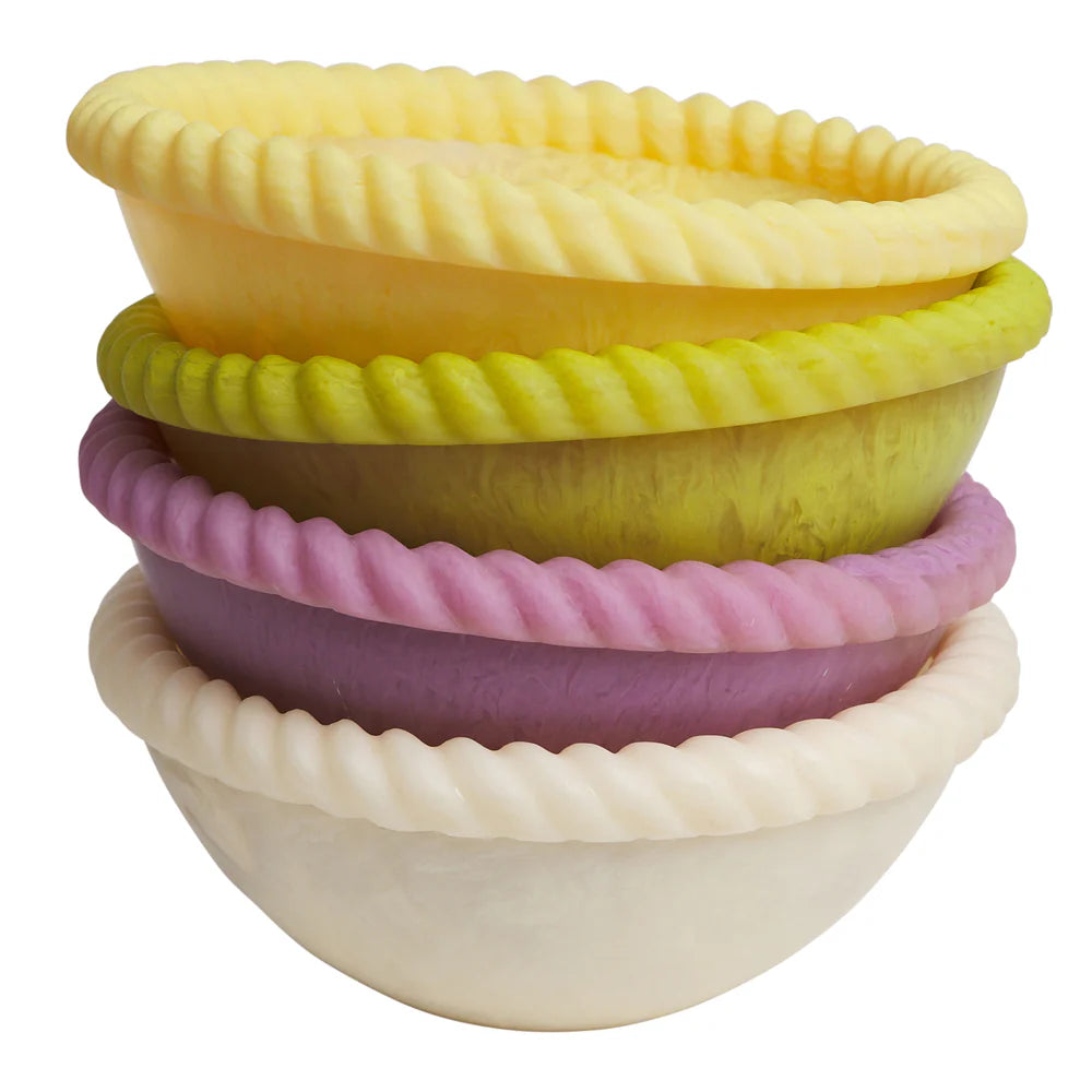 SAGE & CLARE LOU SALAD BOWL: PEARL