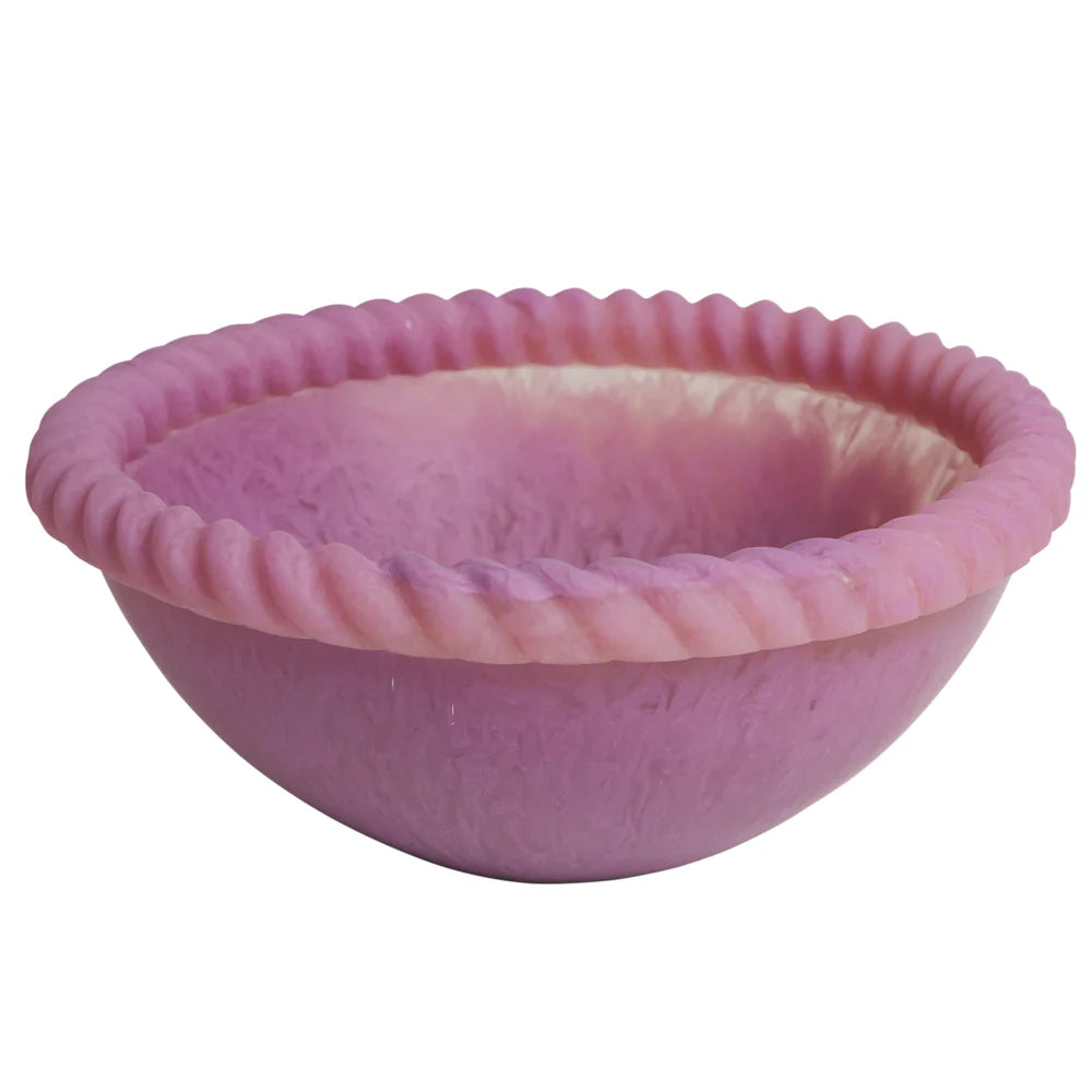 SAGE & CLARE LOU SALAD BOWL: ORCHID