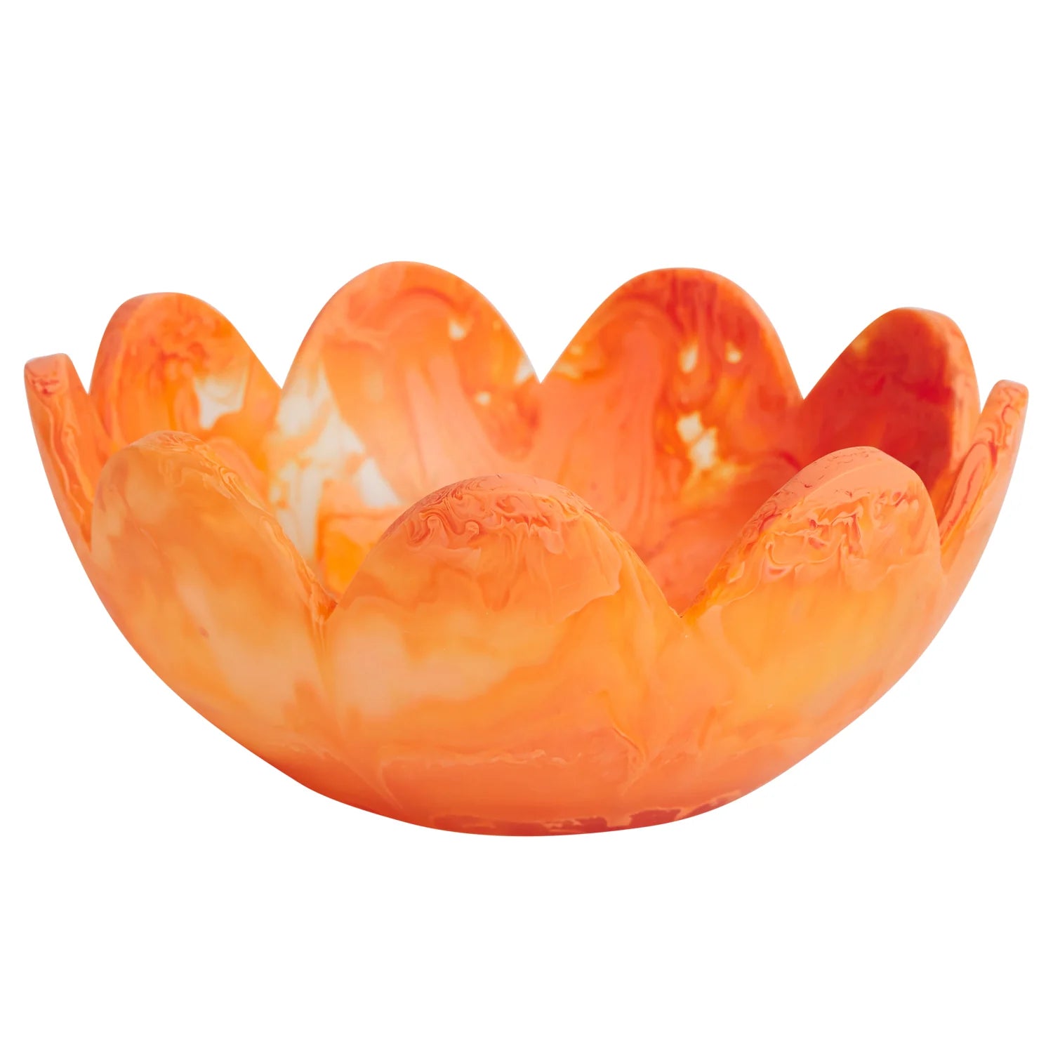 SAGE & CLARE PETAL BOWL: PERSIMMON