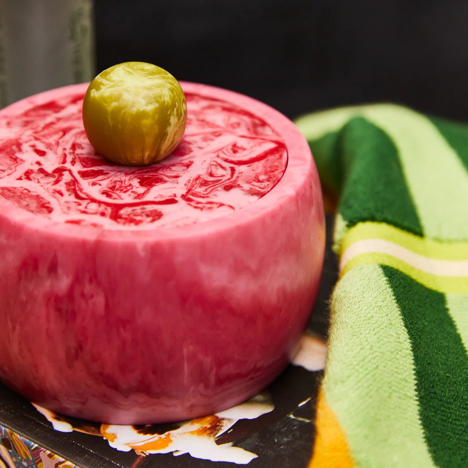 SAGE & CLARE HAZEL CANISTER: CRIMSON / LA PALMA