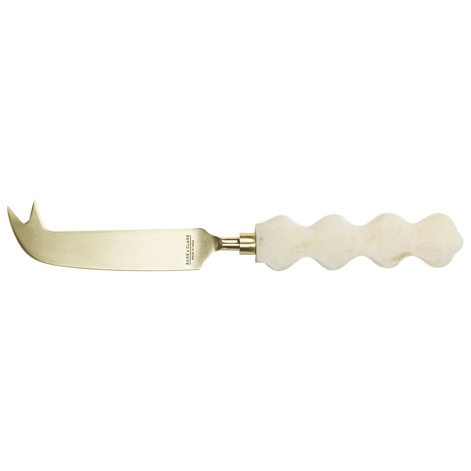 SAGE & CLARE COCO CHEESE KNIFE: PEARL