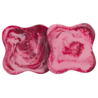 SAGE & CLARE MALORIE COASTER 2PC SET: CRIMSON