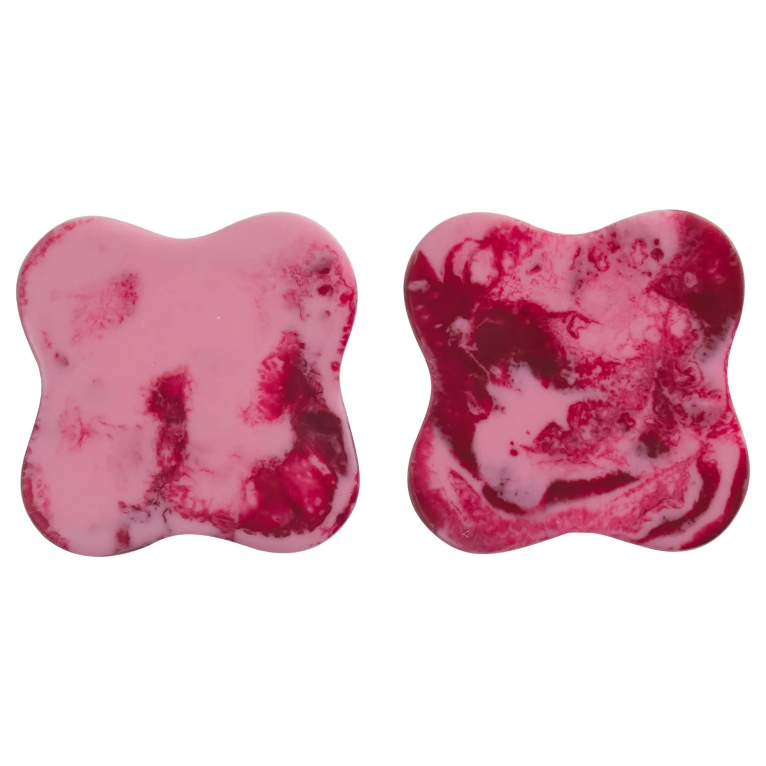 SAGE & CLARE MALORIE COASTER 2PC SET: CRIMSON