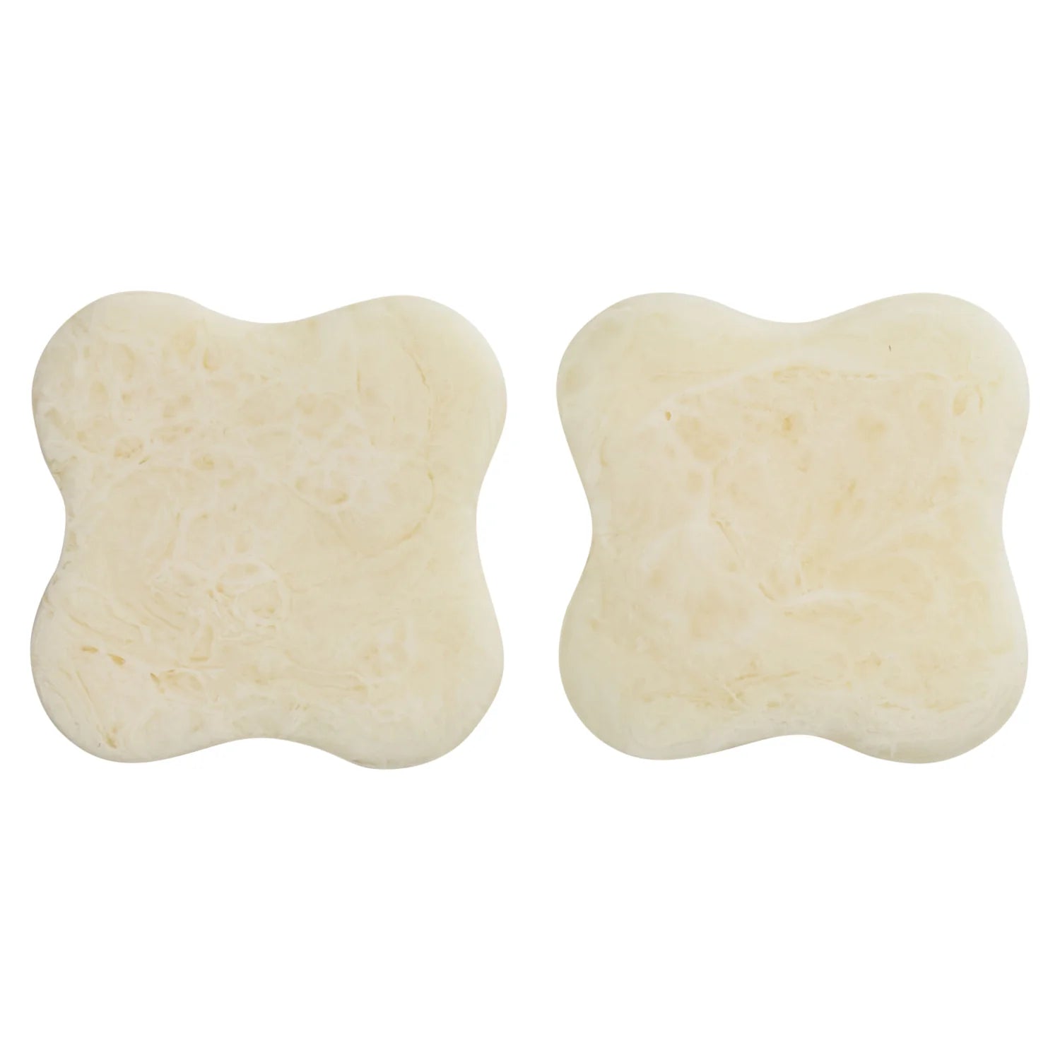 SAGE & CLARE MALORIE COASTER 2PC SET: PEARL