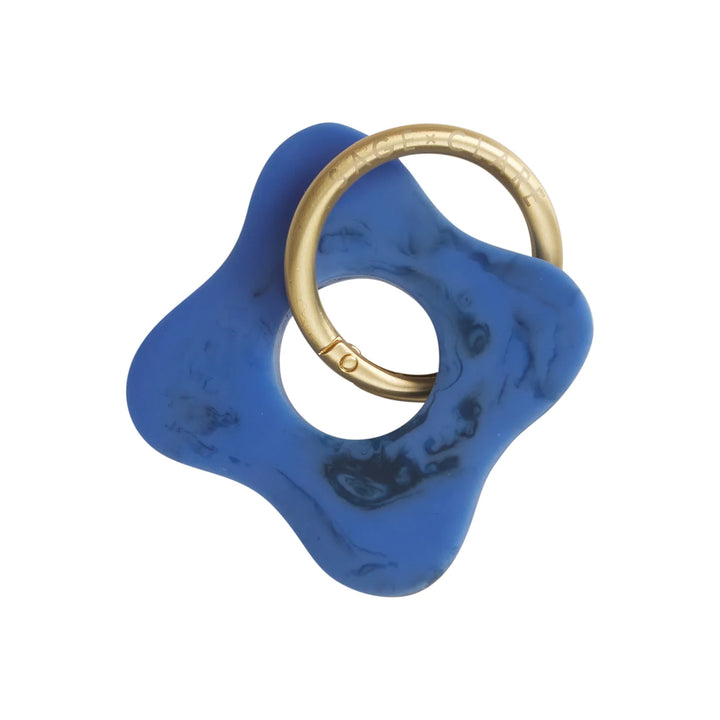 SAGE &amp; CLARE CARLA KEYRING: AZURE