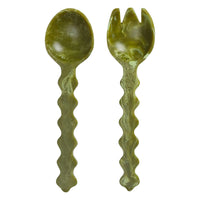 SAGE & CLARE GISELE SALAD SERVERS: LA PALMA