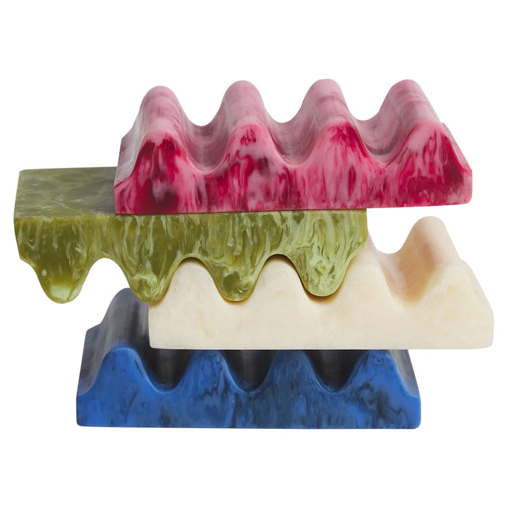 SAGE &amp; CLARE DENISE SOAP DISH: CRIMSON