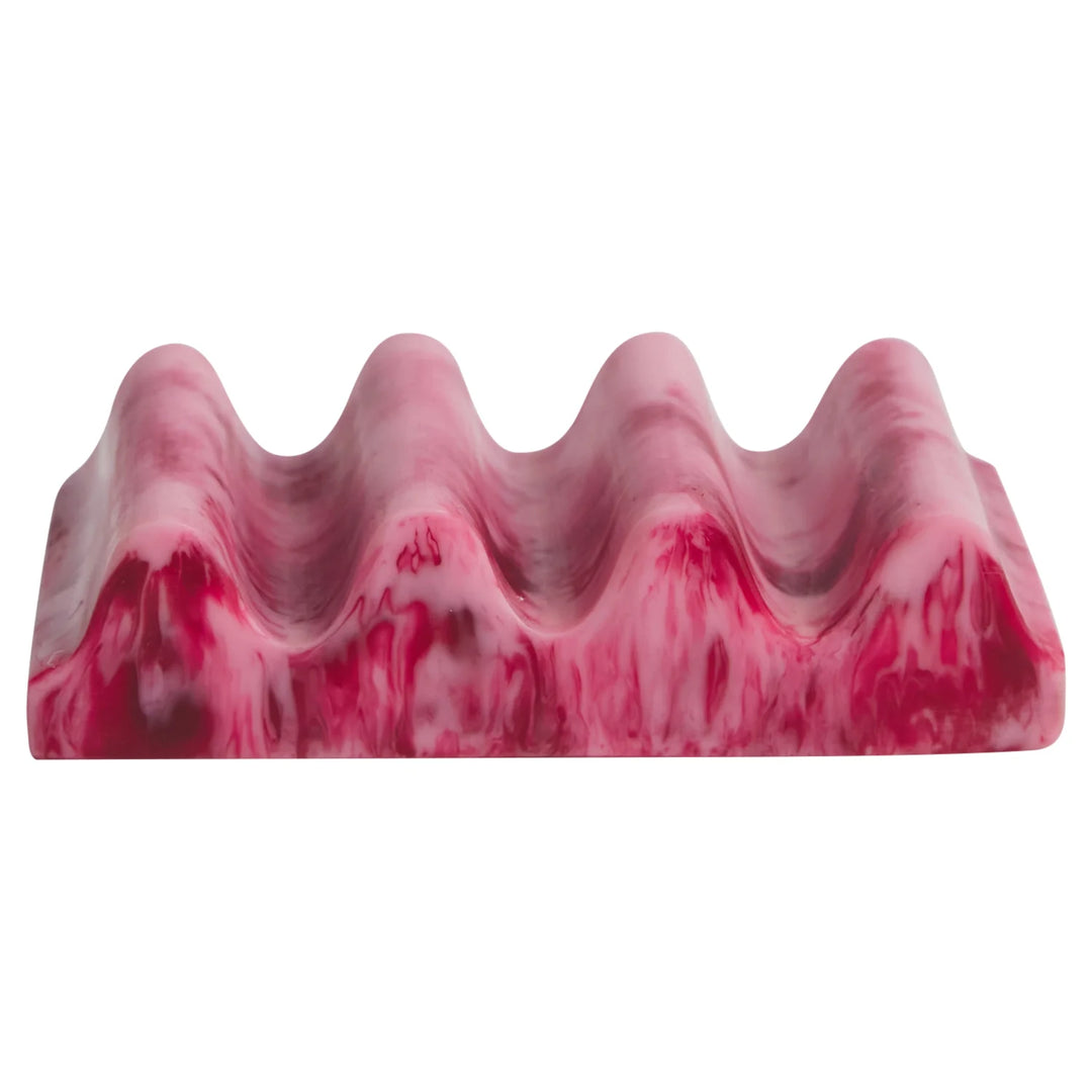 SAGE &amp; CLARE DENISE SOAP DISH: CRIMSON