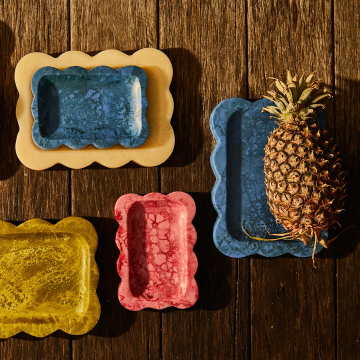 SAGE &amp; CLARE BEAU SMALL TRAY: AZURE