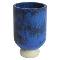 SAGE & CLARE DIXIE VESSEL: AZURE / PEARL