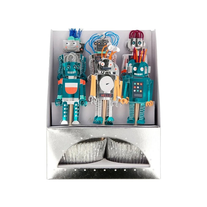 MERI MERI ROBOT CUPCAKE KIT