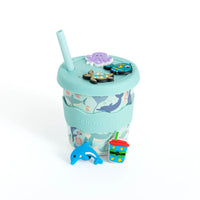 CHINO CLUB KIDS CHARM KEEP CUP: SEA CREATURES/8OZ