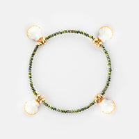 NACH WHITE SHELL BEAD BRACELET