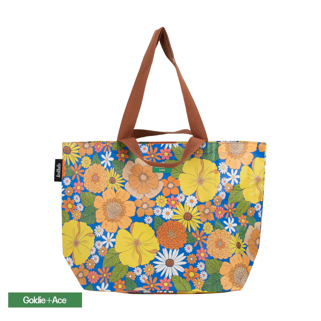 KOLLAB X GOLDIE & ACE SHOPPER TOTE: ZOE FLORAL