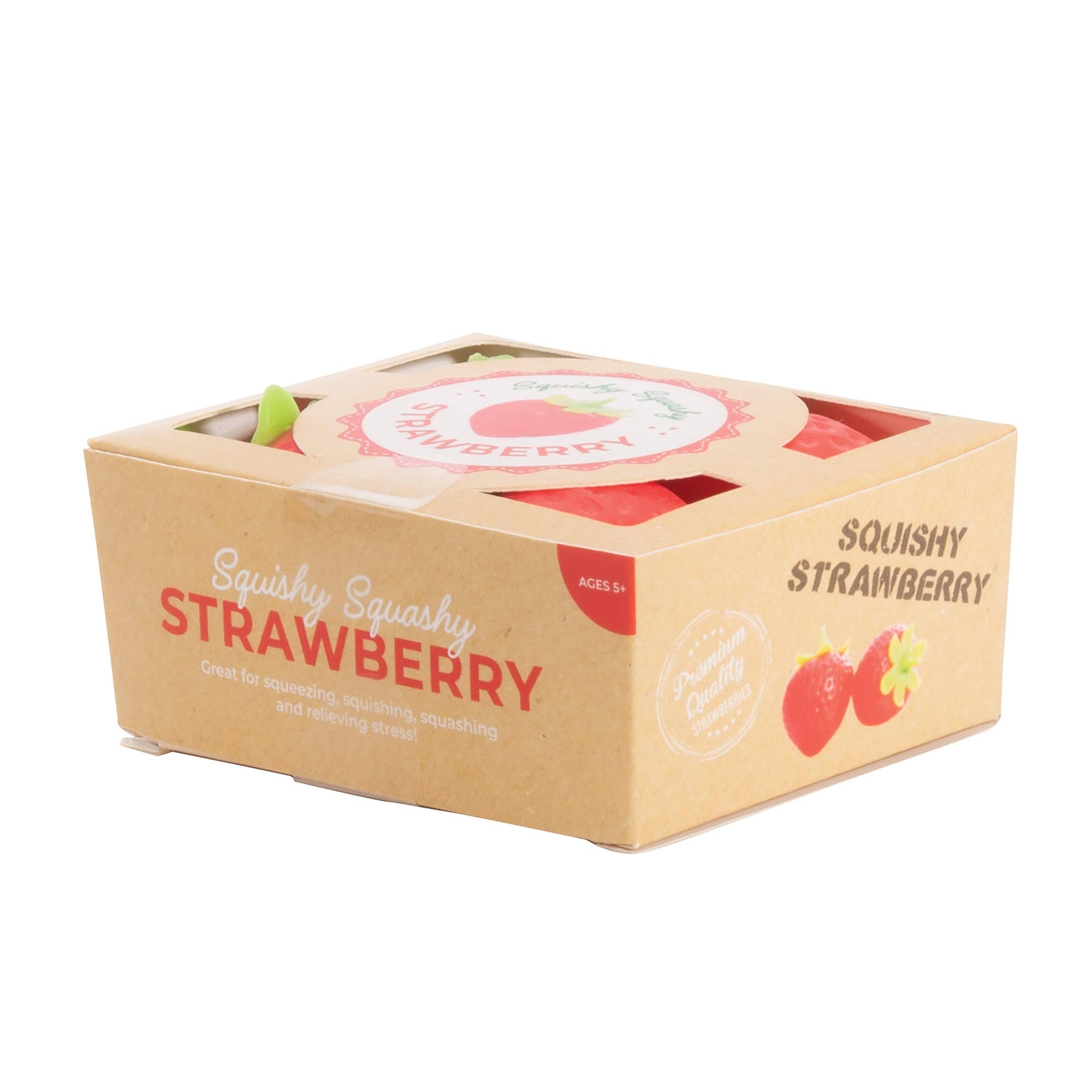 SQUISHY STRAWBERRY SET OF 4