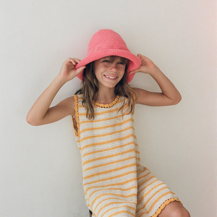 ILLOURA CROCHET HAT: HIBISCUS