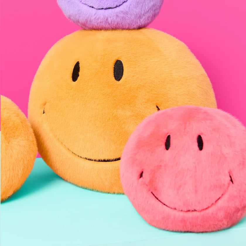 SMILEY ECO FUZZY: BRIGHT CORAL