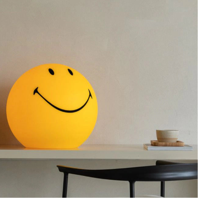 MR MARIA SMILEY XL LAMP: YELLOW