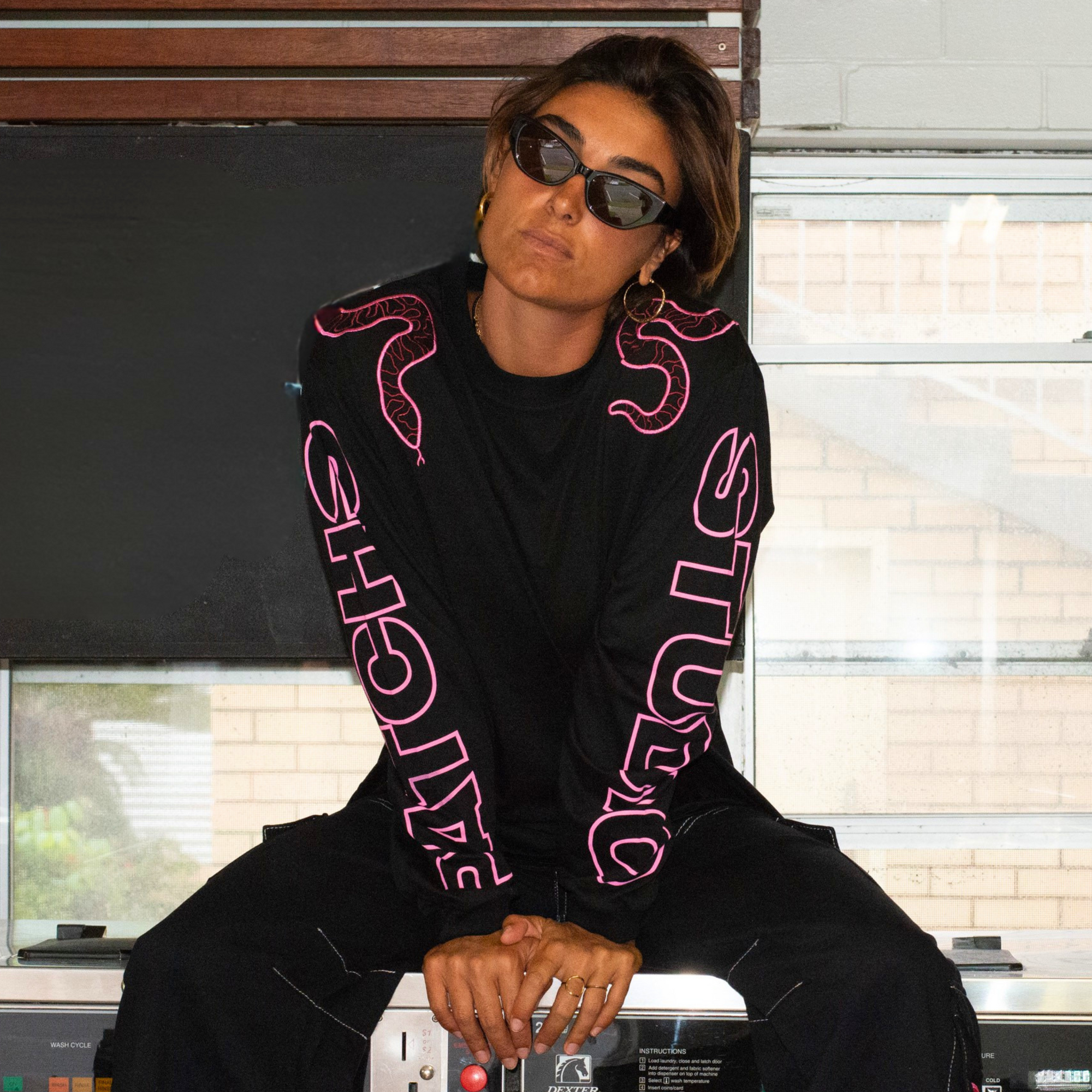 PATCHS STUDIO SNAKE LONG SLEEVE TEE