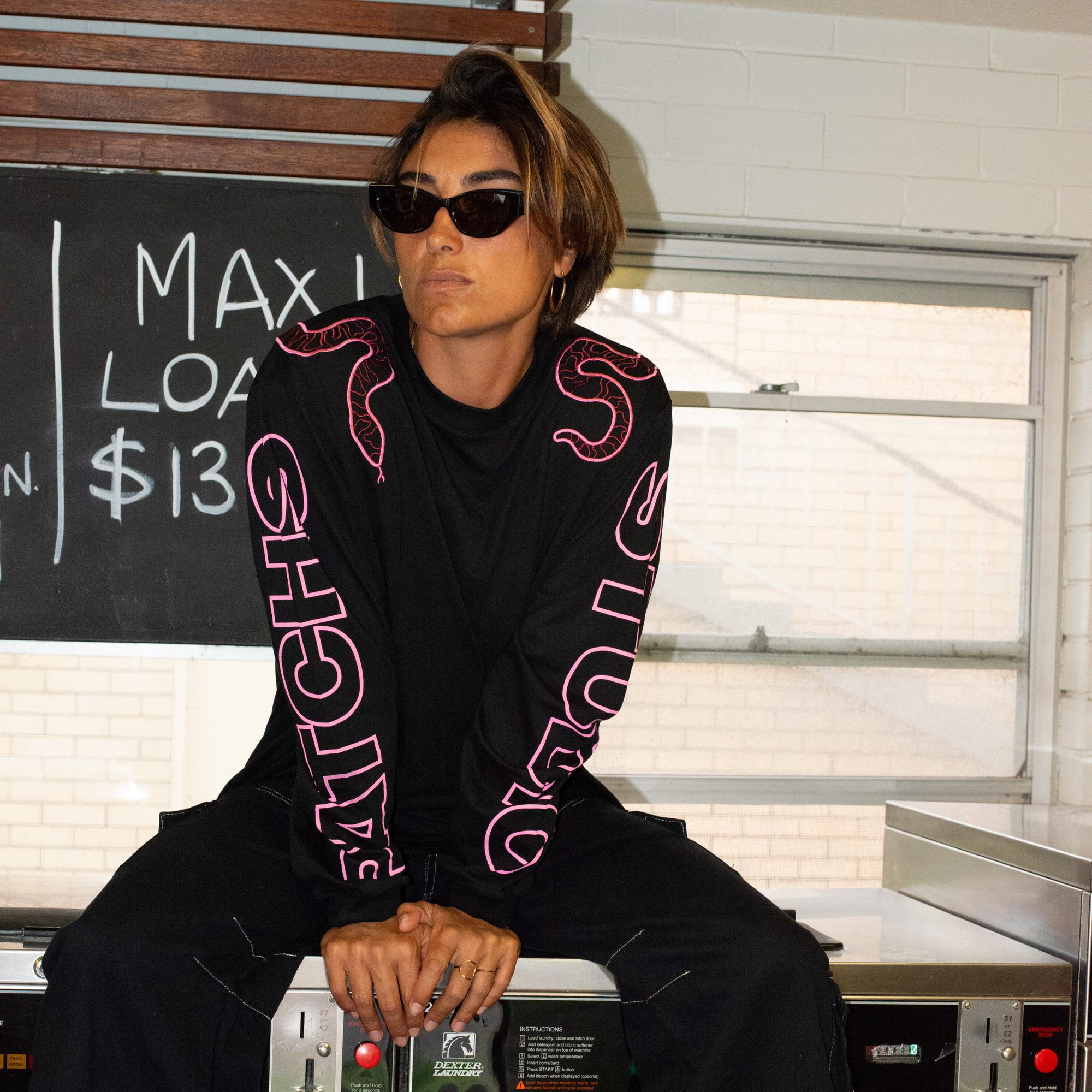 PATCHS STUDIO SNAKE LONG SLEEVE TEE