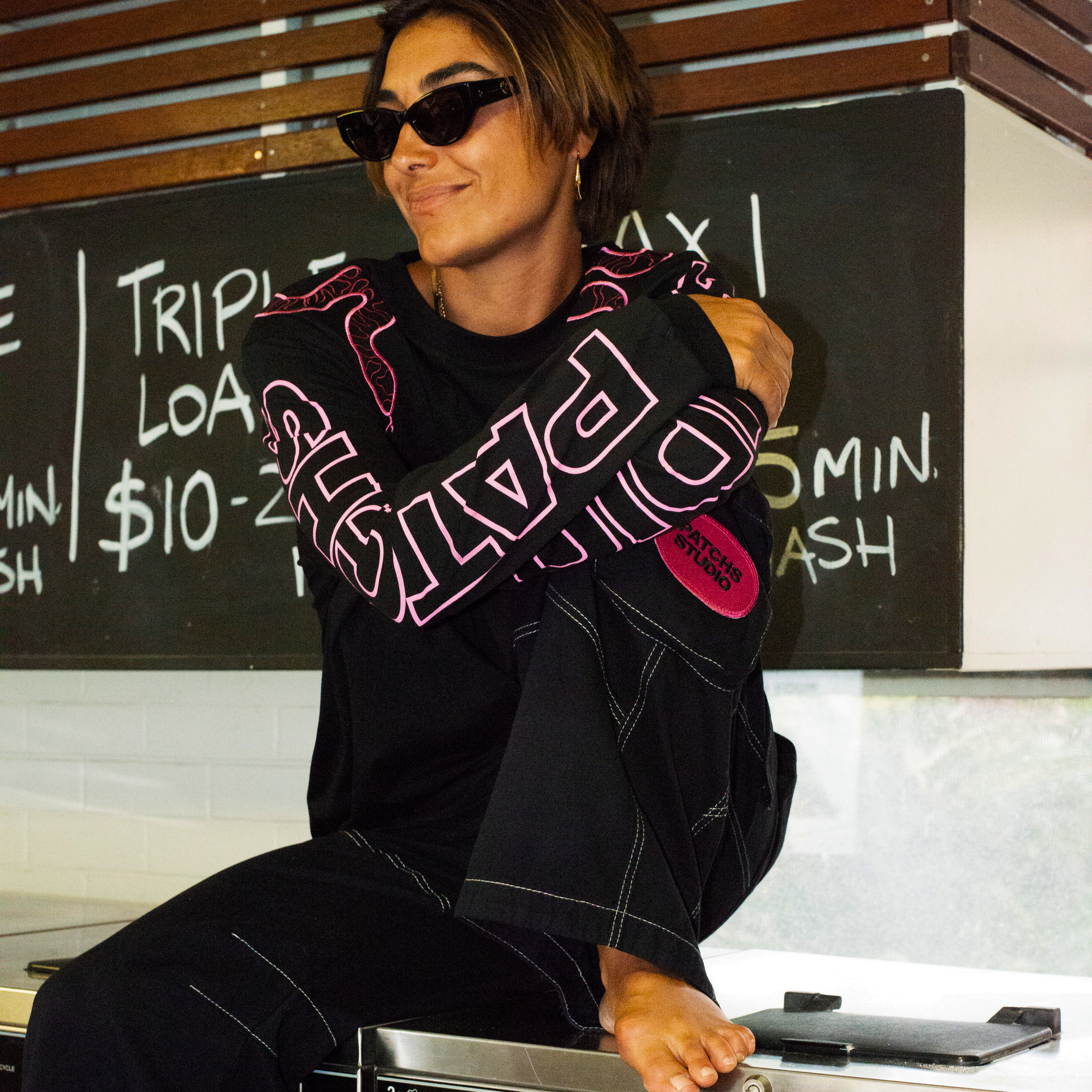PATCHS STUDIO SNAKE LONG SLEEVE TEE