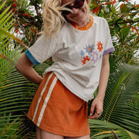 ATMOSEA SPORTY TERRY SKIRT: RUST