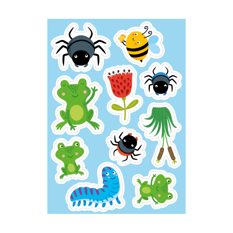 SASSI STICKERS AND ACTIVITIES BOOK: THE GARDEN
