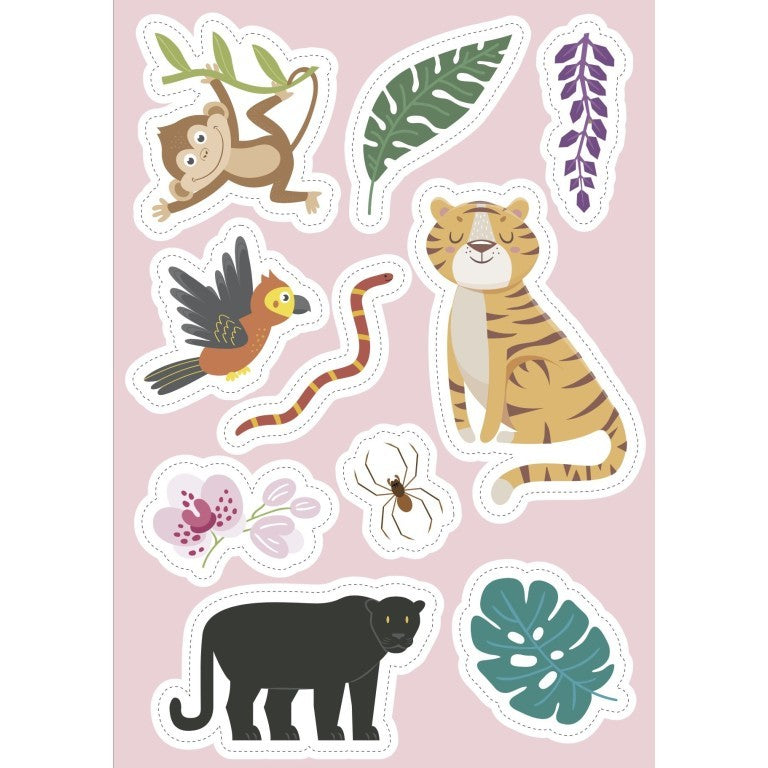 SASSI STICKERS AND ACTIVITIES BOOK: THE JUNGLE
