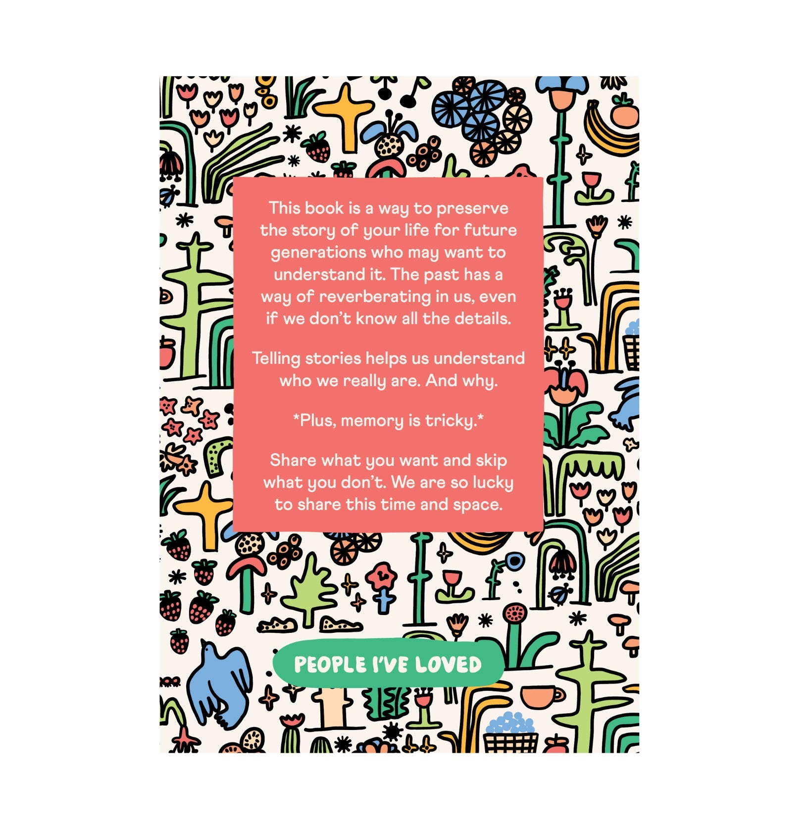 PEOPLE I'VE LOVED STORIES WE TELL GUIDED JOURNAL