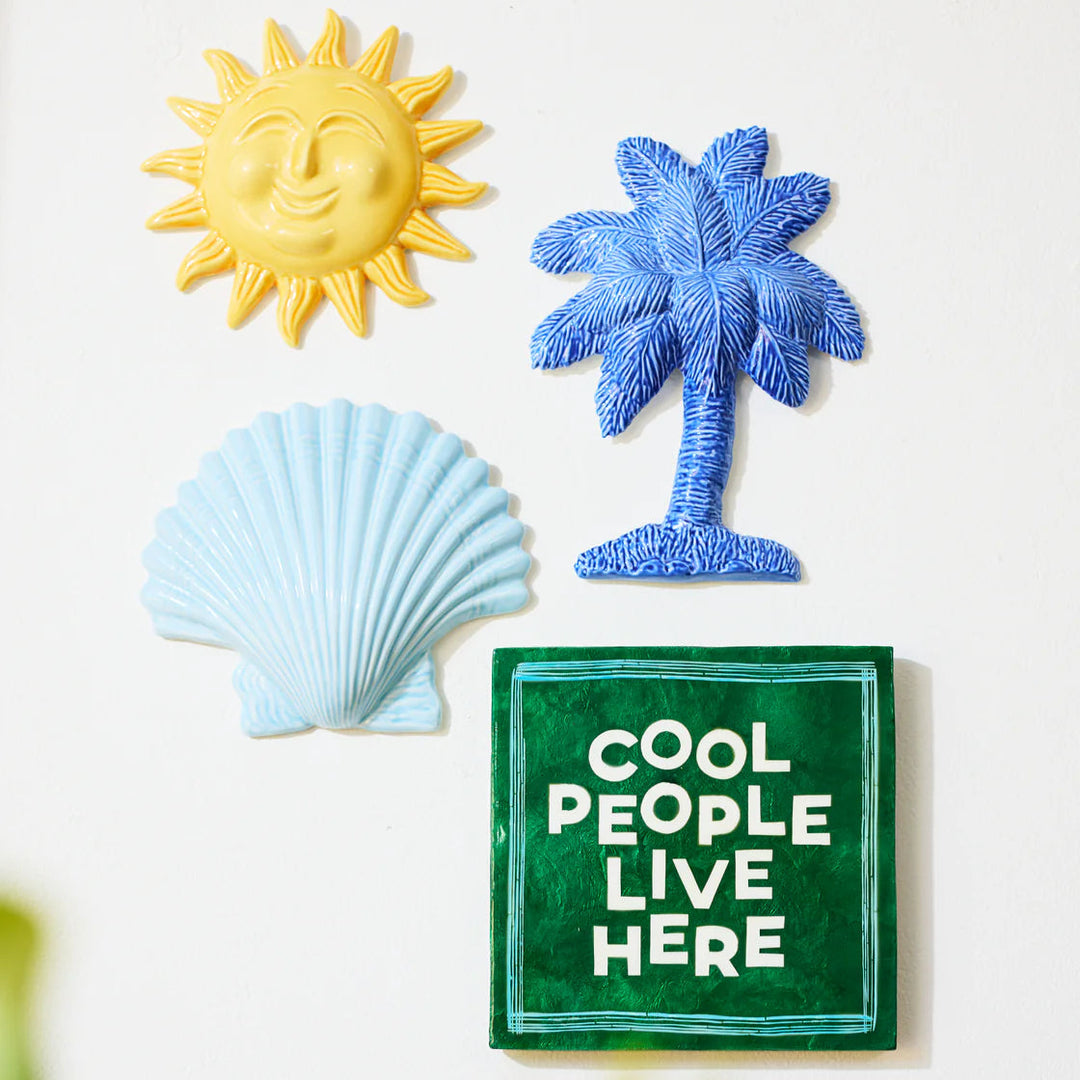 J &amp; CO ICON PALM: TIDE BLUE