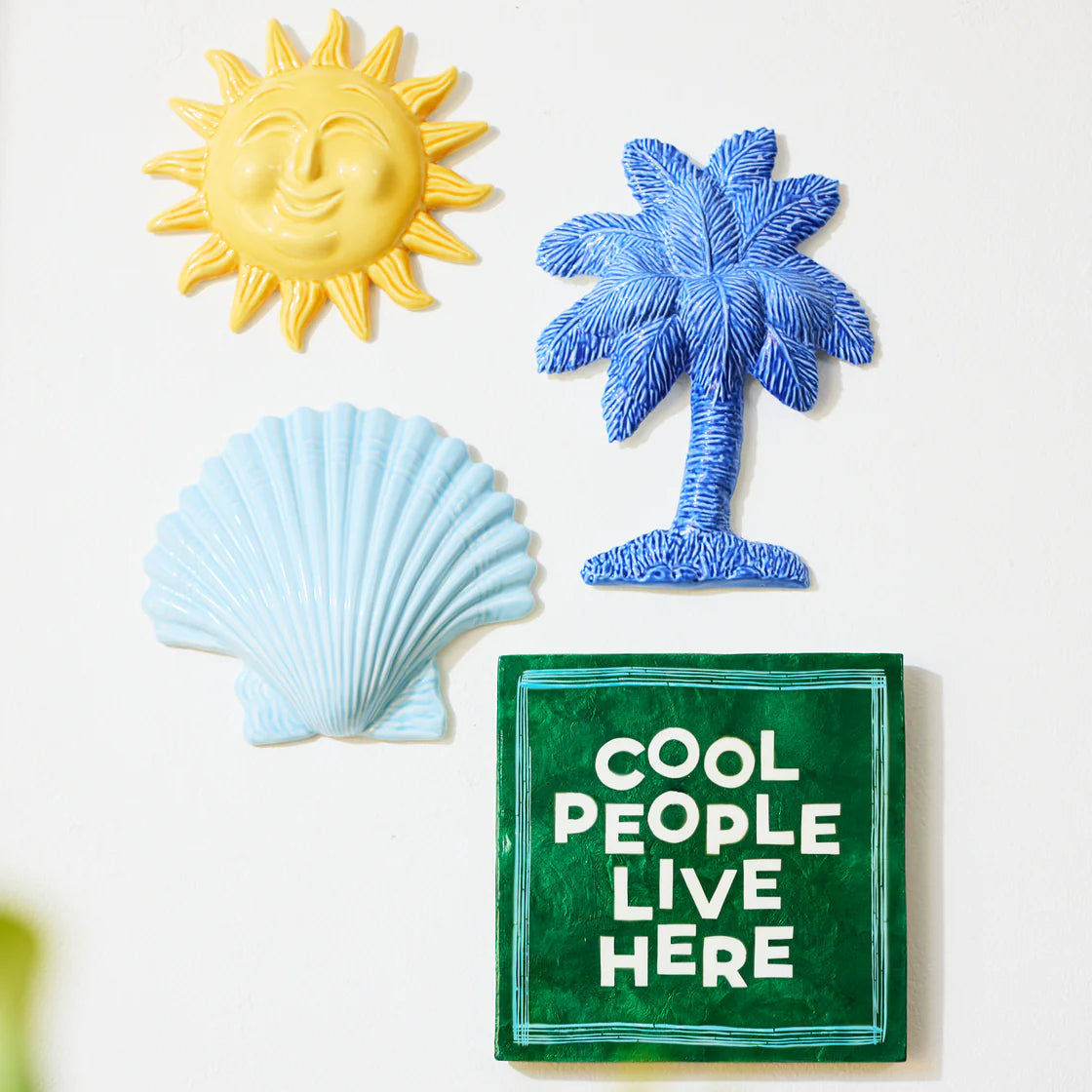 J & CO ICON PALM: TIDE BLUE