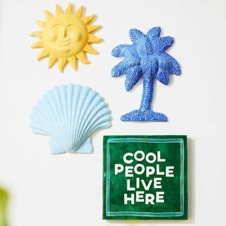 J &amp; CO ICON PALM: TIDE BLUE