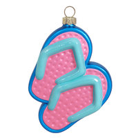 THONGS ORNAMENT: PINK/BLUE