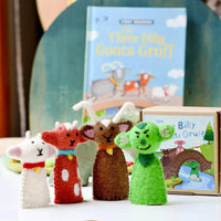 TARA TREASURES THREE BILLY GOATS GRUFF FINGER PUPPET SET