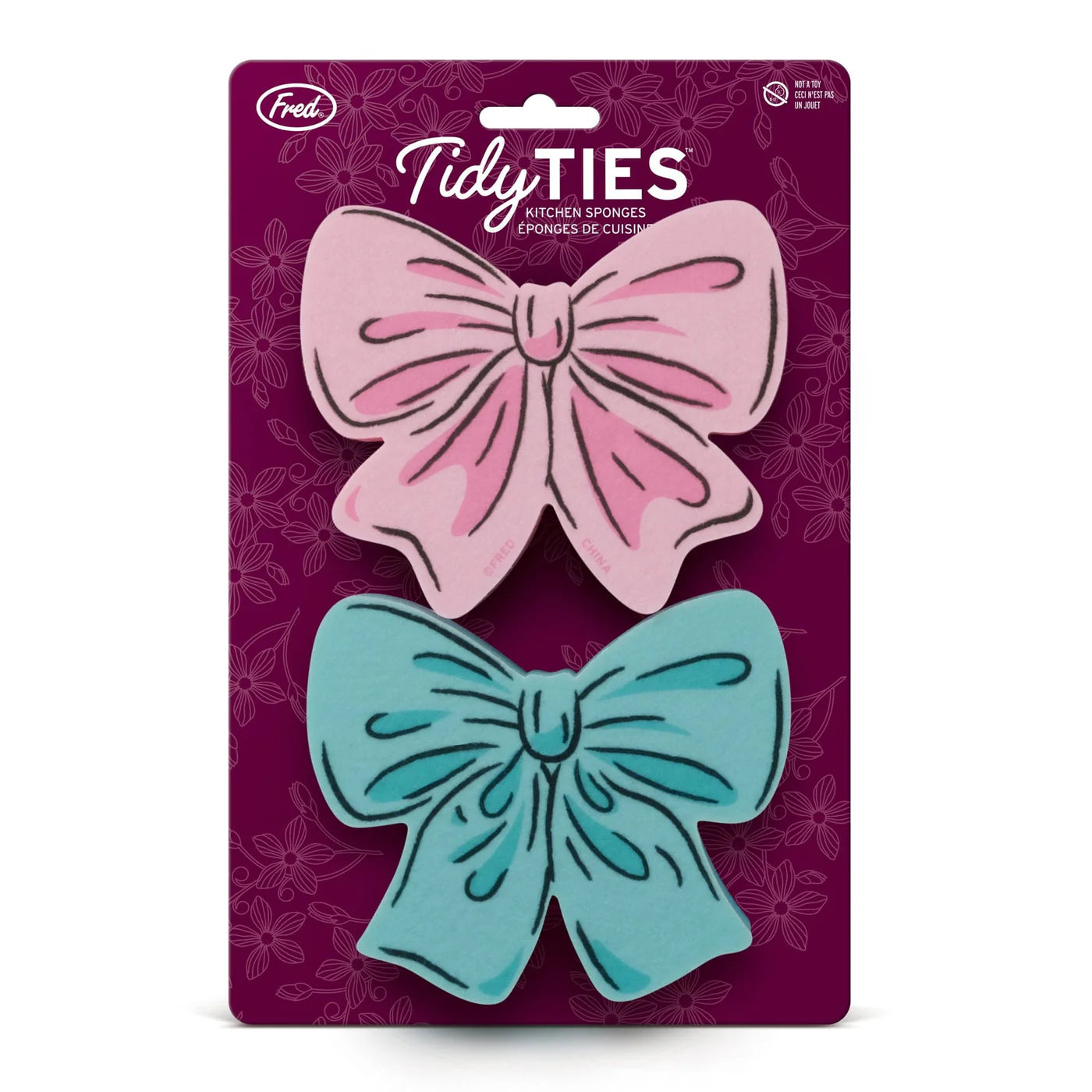 FRED TIDY TIES SPONGES SET OF 2