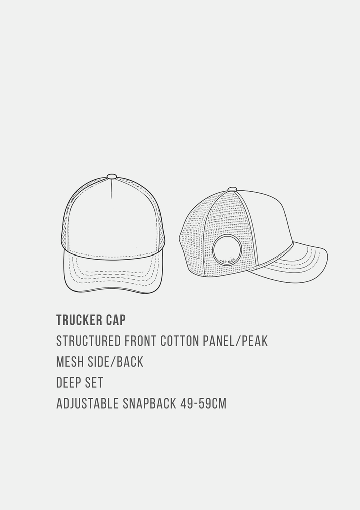 FAR MER NAVY BANDANA TRUCKER 3