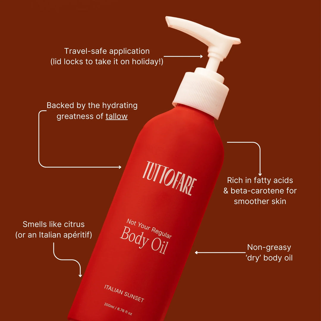TUTTOFARE NOT YOUR REGULAR BODY OIL