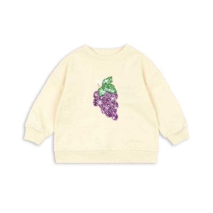 KONGES SLOJD LOU SEQUIN SWEAT SHIRT: SEA MIST