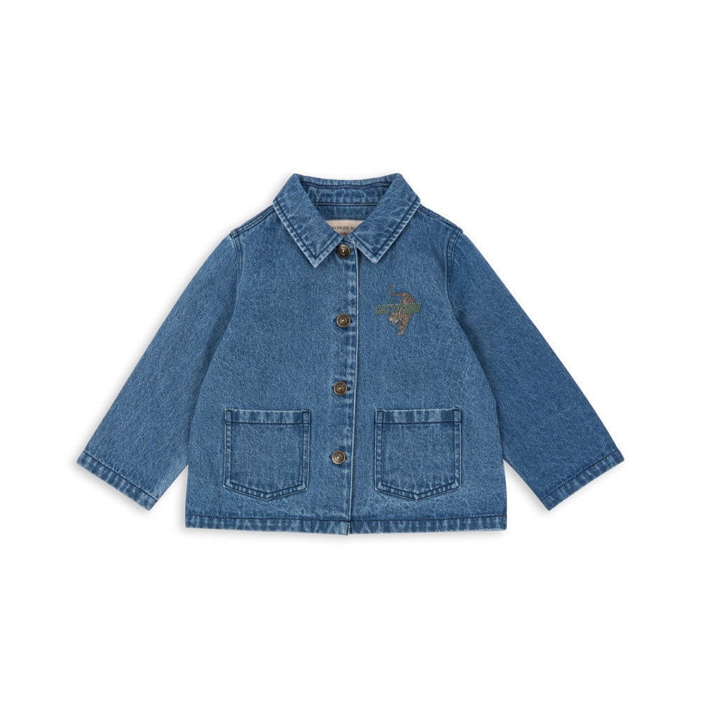 Konges Sløjd Magot Jacket Cattitude - kids denim jacket