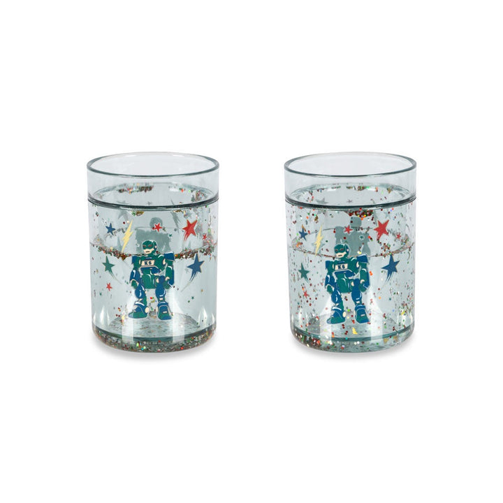 KONGES SLOJD GLITTER CUPS 2PC: HERO ROBOT