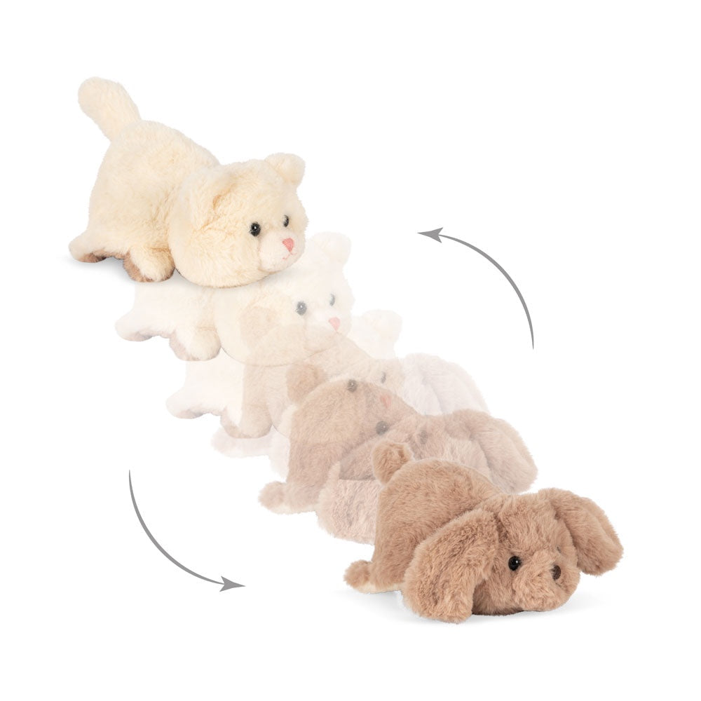 Konges Sløjd Flip Plush Animal Beige - soft plush toy