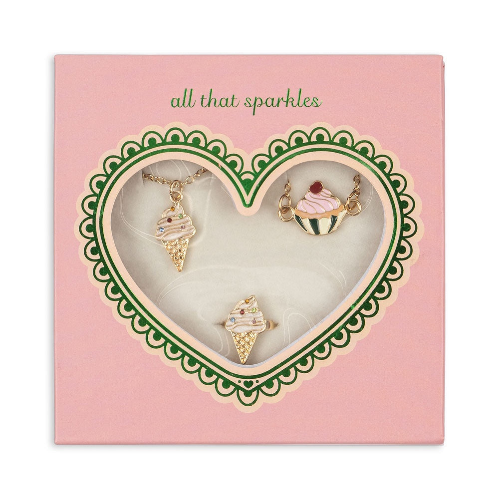 Konges Sløjd Sweet Jewellery Set - kids' jewellery gift set