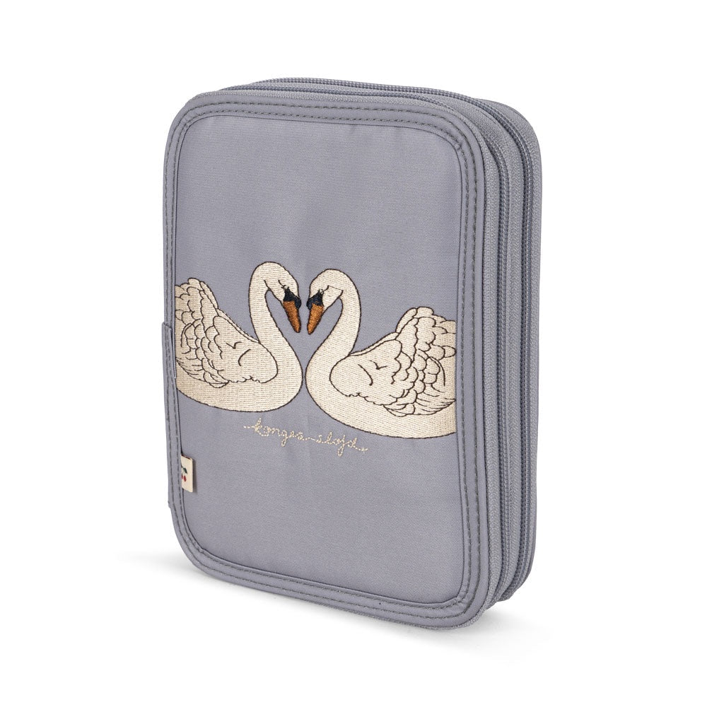 KONGES SLOJD CLOVER PENCIL CASE: SLEET