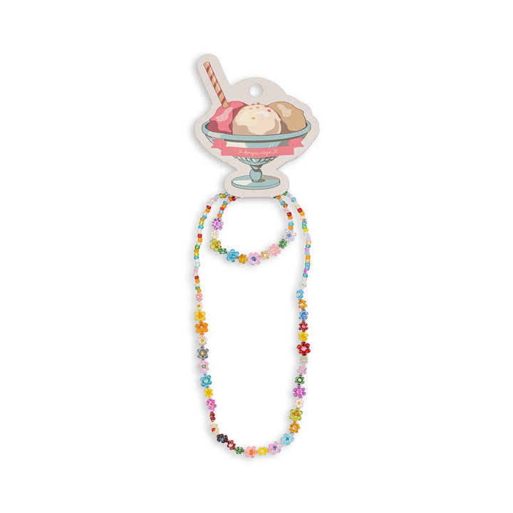 KONGES SLOJD FLOWER FIELD NECKLACE &amp; BRACELET SET