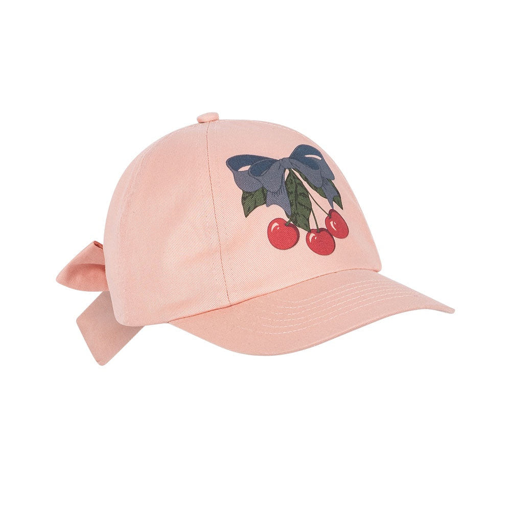 KONGES SLOJD FRANKIE BOW CAP: CHINTZ ROSE