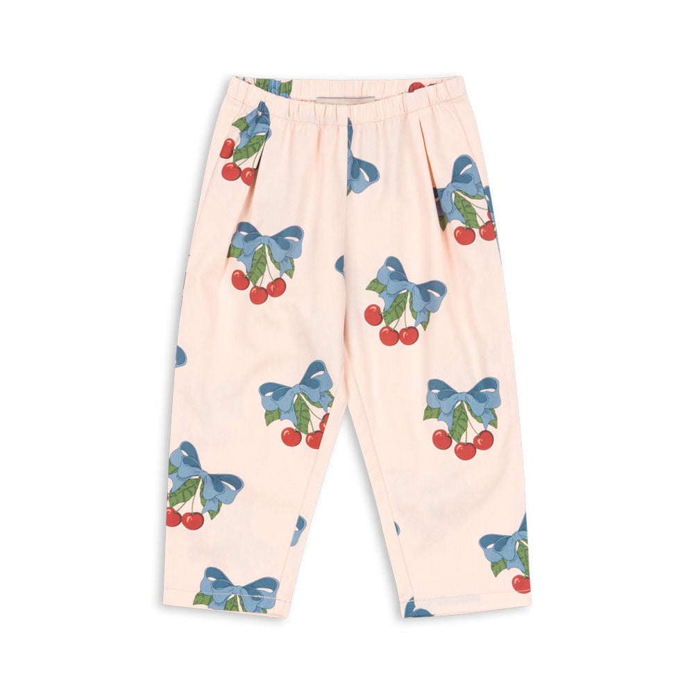 Konges Sløjd Frankie Pants Amarena - kids cotton twill pants